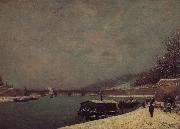 Paul Gauguin Resnais Seine River Bridge oil painting